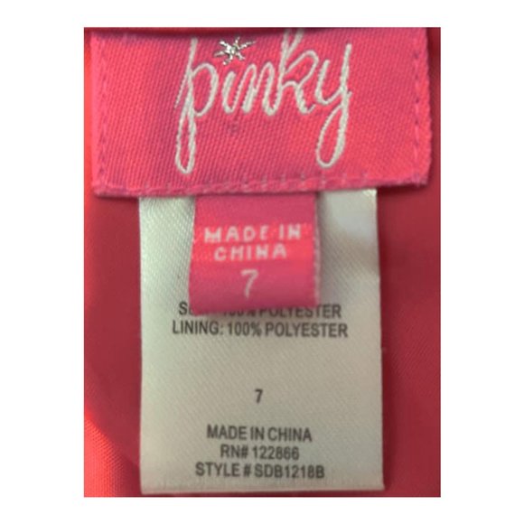 Pinky Dress Sz 7 - Picture 9 of 9